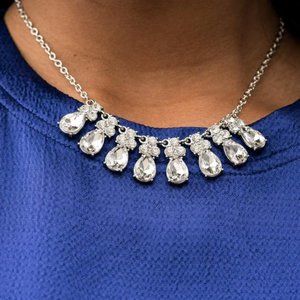 Sparkly Ever After White  Necklace Set